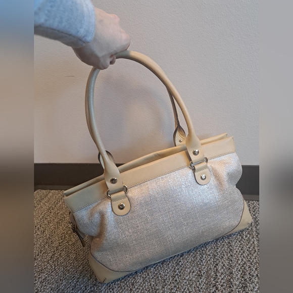 Kate Spade tan tweed purse * handbag - Picture 2 of 10